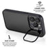 Specialty Vinyl Black Hex Texture iPhone 13 Pro Kickstand Case